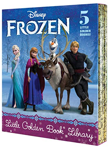 Frozen Little Golden Book Library (Disney Frozen): Frozen; A New Reindeer Friend; Olaf's Perfect Day; The Best Birthday Ever; Olaf Waits for Spring -- Various, Hardcover