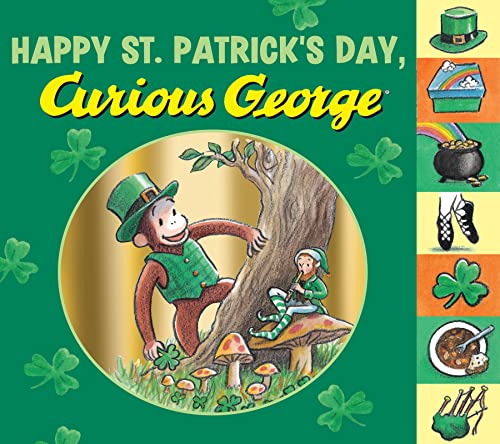 Happy St. Patrick's Day, Curious George -- H. A. Rey - Board Book