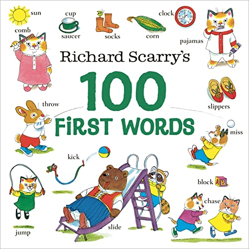 Richard Scarry's 100 First Words -- Richard Scarry - Board Book
