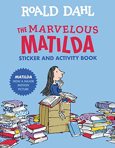 The Marvelous Matilda Sticker and Activity Book -- Roald Dahl, Paperback