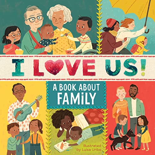 I Love Us: A Book about Family with Mirror and Fill-In Family Tree -- Clarion Books - Board Book