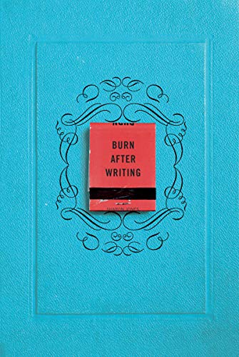 Burn After Writing -- Sharon Jones, Paperback