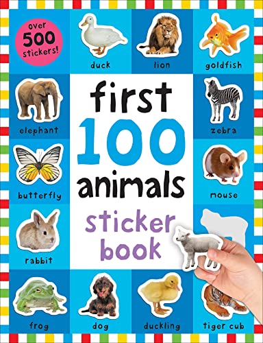 First 100 Stickers: Animals: Over 500 Stickers -- Roger Priddy - Paperback