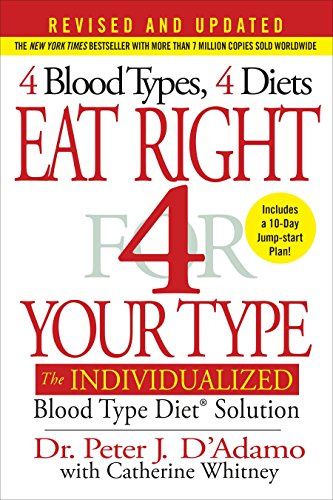 Eat Right 4 Your Type: The Individualized Blood Type Diet Solution -- Peter J. D'Adamo, Hardcover