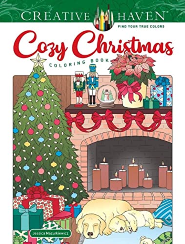 Creative Haven Cozy Christmas Coloring Book -- Jessica Mazurkiewicz - Paperback