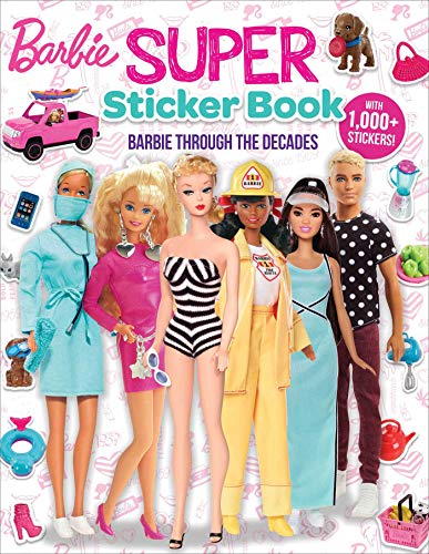 Barbie: Super Sticker Book: Through the Decades -- Marilyn Easton, Paperback
