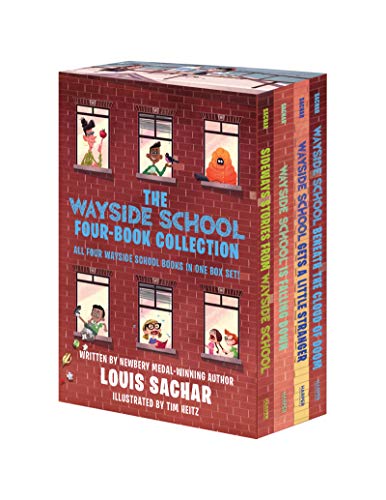 The Wayside School 4-Book Box Set: Sideways Stories from Wayside School, Wayside School Is Falling Down, Wayside School Gets a Little Stranger, Waysid -- Louis Sachar - Paperback