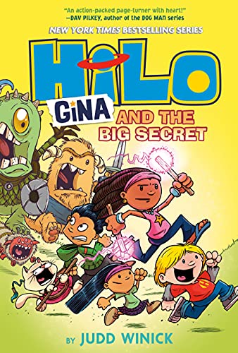 Hilo Book 8: Gina and the Big Secret: (A Graphic Novel) -- Judd Winick - Hardcover