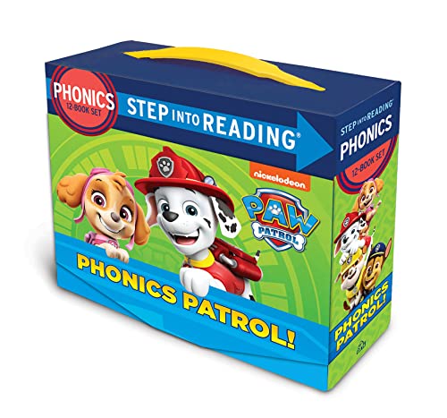 Phonics Patrol! (Paw Patrol): 12 Step Into Reading Books -- Jennifer Liberts - Boxed Set