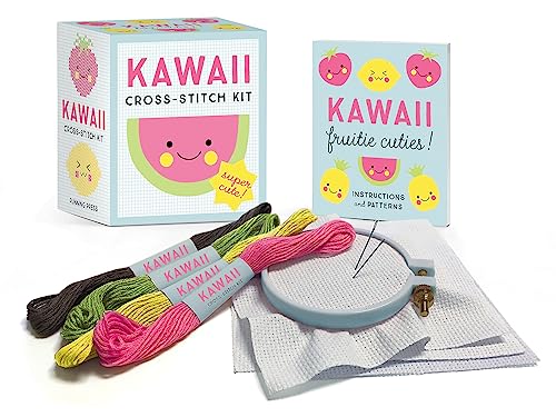 Kawaii Cross-Stitch Kit: Super Cute! -- Sosae Caetano - Paperback