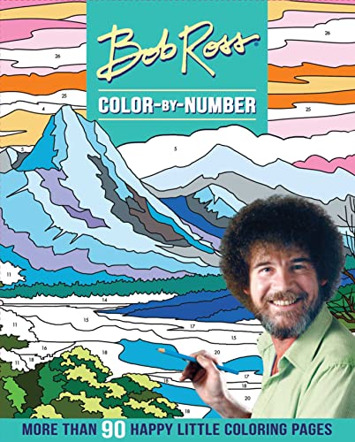 Bob Ross Color-By-Number by Editors of Thunder Bay Press
