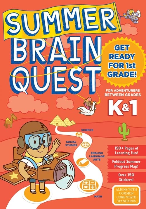 Summer Brain Quest: Between Grades K & 1 -- Workman Publishing, Paperback