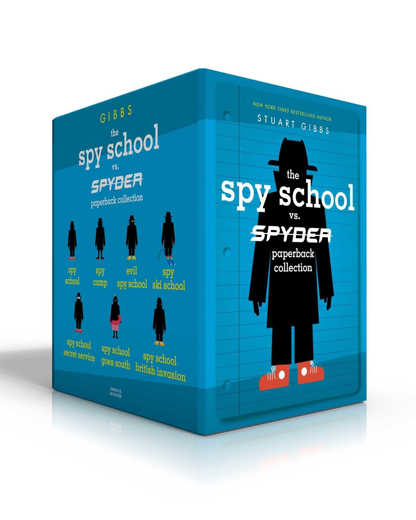 The Spy School vs. Spyder Paperback Collection: Spy School; Spy Camp; Evil Spy School; Spy Ski School; Spy School Secret Service; Spy School Goes Sout by Gibbs, Stuart