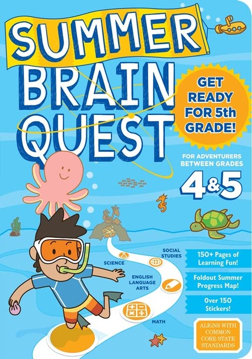 Summer Brain Quest: Between Grades 4 & 5 -- Workman Publishing, Paperback