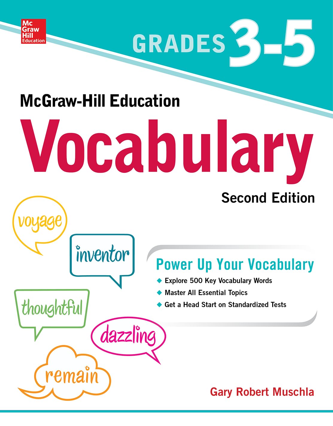 McGraw-Hill Education Vocabulary Grades 3-5, Second Edition by Muschla, Gary
