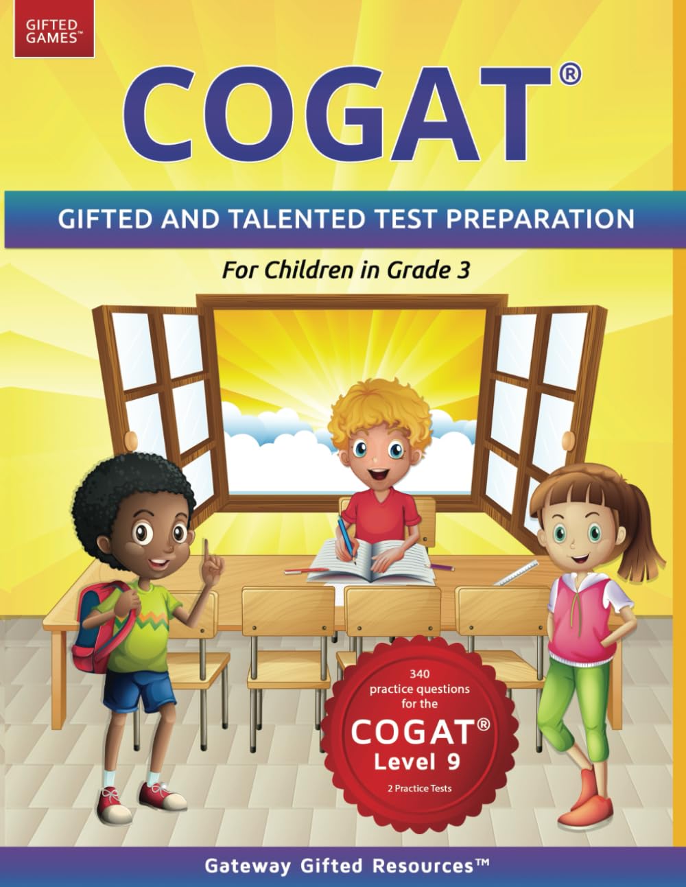 COGAT Test Prep Grade 3 Level 9: Gifted and Talented Test Preparation Book - Practice Test/Workbook for Children in Third Grade by Resources, Gateway Gifted