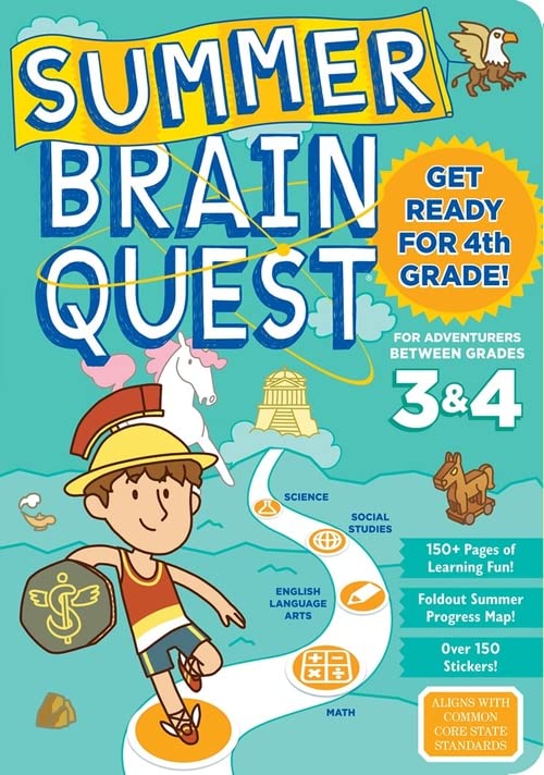 Summer Brain Quest: Between Grades 3 & 4 -- Workman Publishing, Paperback