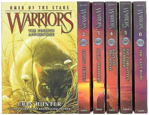 Warriors: Omen of the Stars Box Set: Volumes 1 to 6 by Hunter, Erin