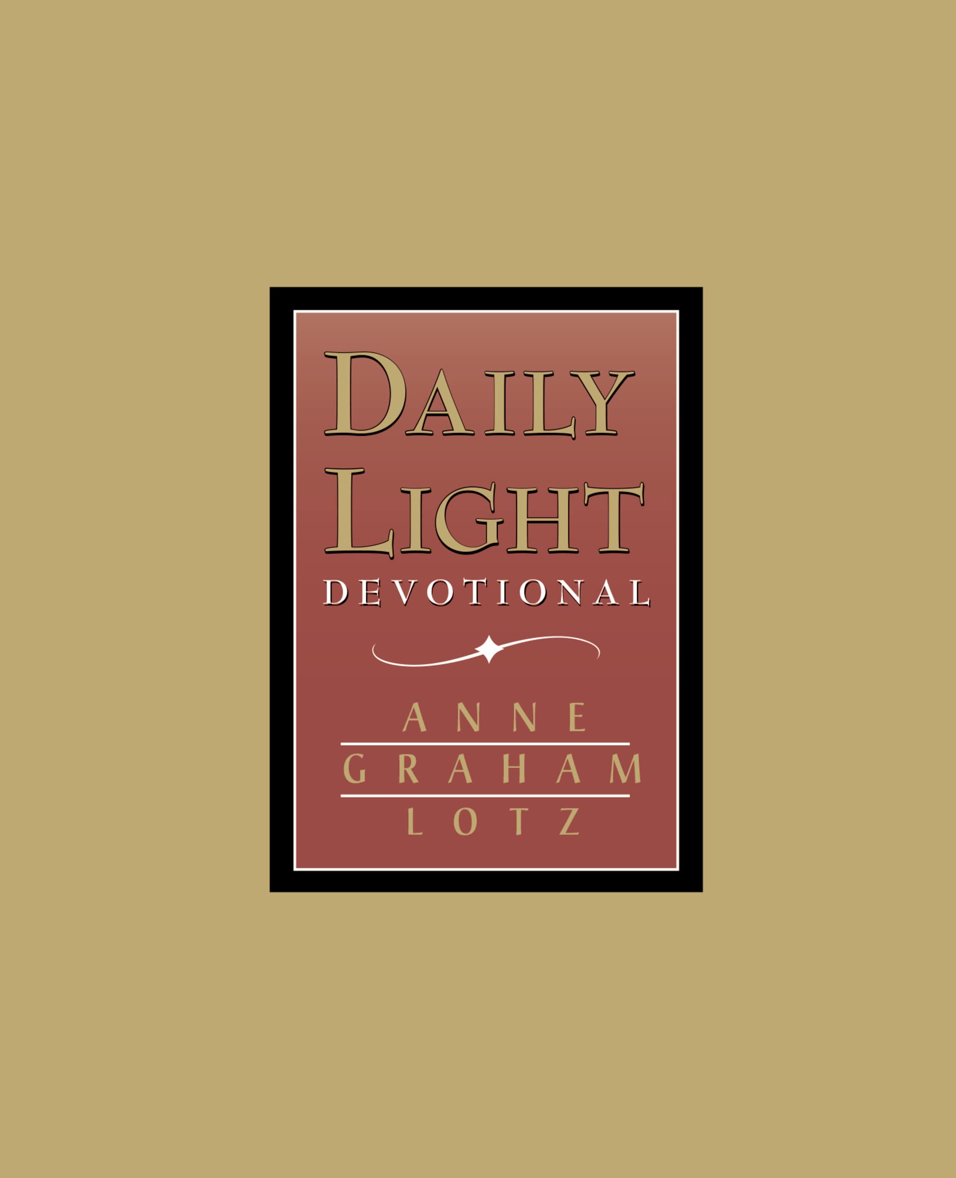 Daily Light - Burgundy by Lotz, Anne Graham