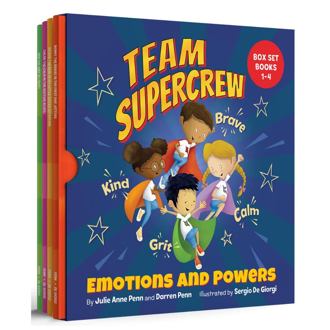 Team Supercrew - Emotions and Powers: 4 Book Box Set (Books 1-4) by Penn, Julie Anne