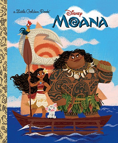 Moana Little Golden Book -- Laura Hitchcock, Hardcover