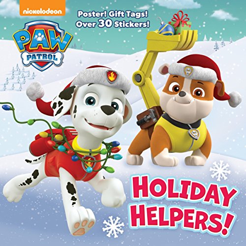 Holiday Helpers! (Paw Patrol): A Holiday Book for Kids and Toddlers with Over 30 Stickers -- Random House - Paperback