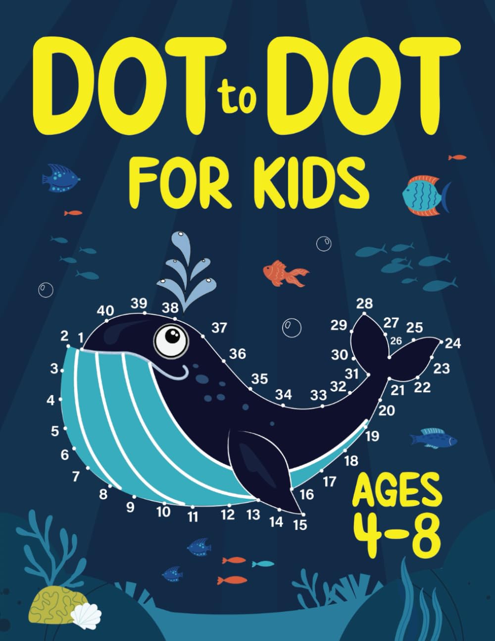 Dot to Dot for Kids Ages 4-8: 100 Fun Connect the Dots Puzzles for Children - Activity Book for Learning - Age 4-6, 6-8 Year Olds by Youth, Splendid