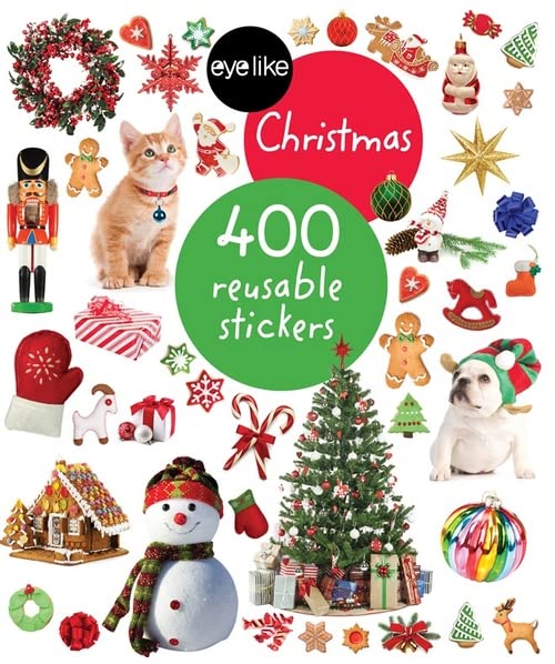 Eyelike Stickers: Christmas: 400 Reusable Stickers -- Workman Publishing - Paperback