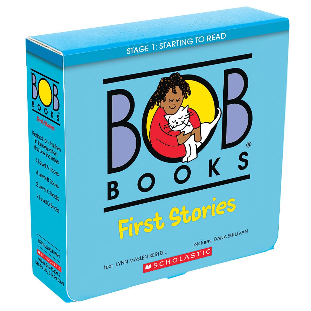 Bob Books - First Stories Box Set Phonics, Ages 4 and Up, Kindergarten (Stage 1: Starting to Read) by Kertell, Lynn Maslen