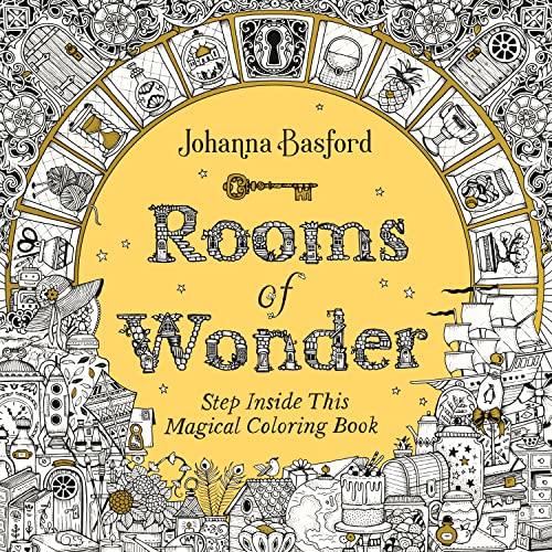 Rooms of Wonder: Step Inside This Magical Coloring Book -- Johanna Basford - Paperback