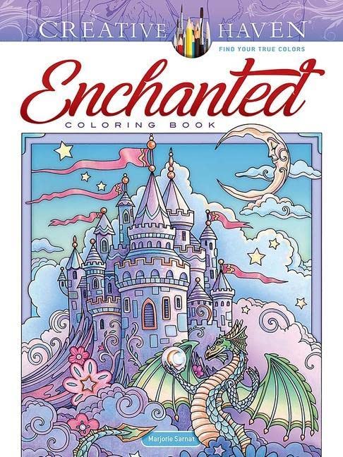 Creative Haven Enchanted Coloring Book -- Marjorie Sarnat - Paperback