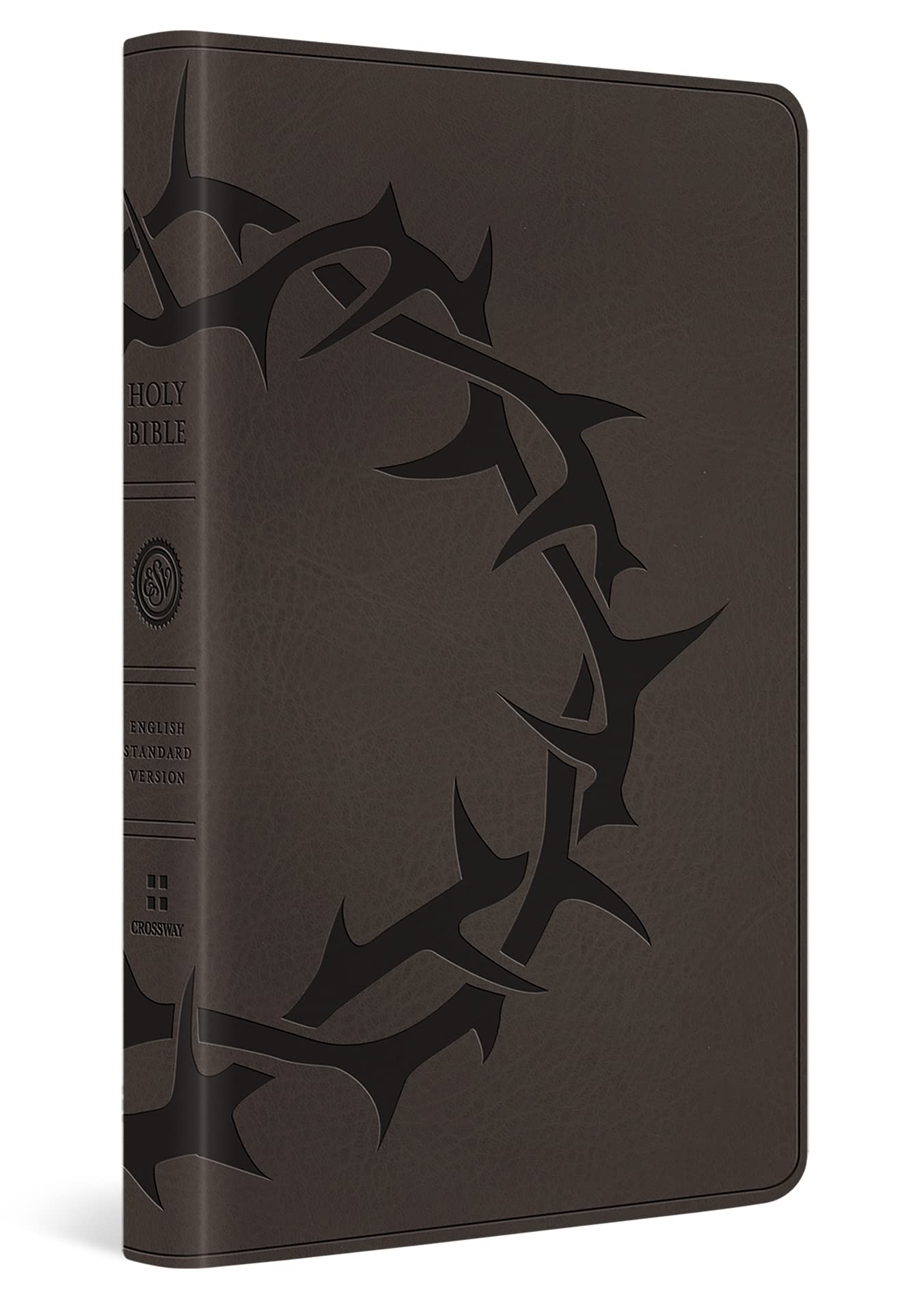 ESV Premium Gift Bible (Trutone, Charcoal, Crown Design) by