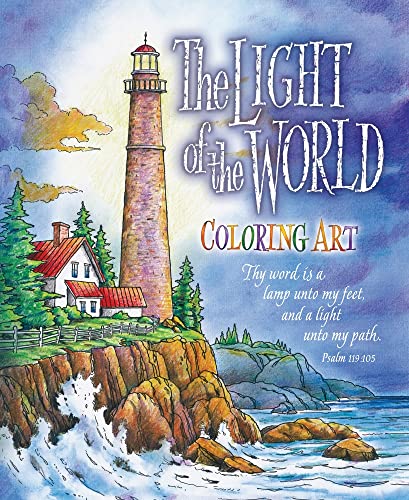 The Light of the World Coloring Art by Product Concept Editors