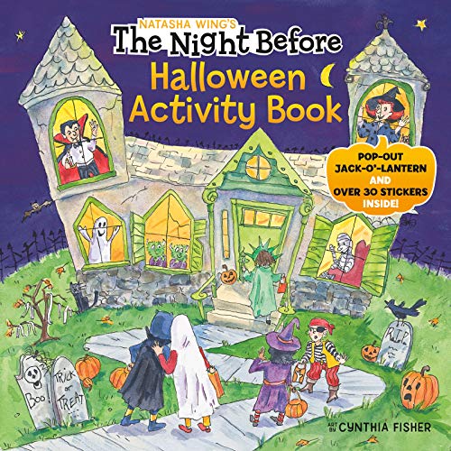 The Night Before Halloween Activity Book -- Natasha Wing - Paperback