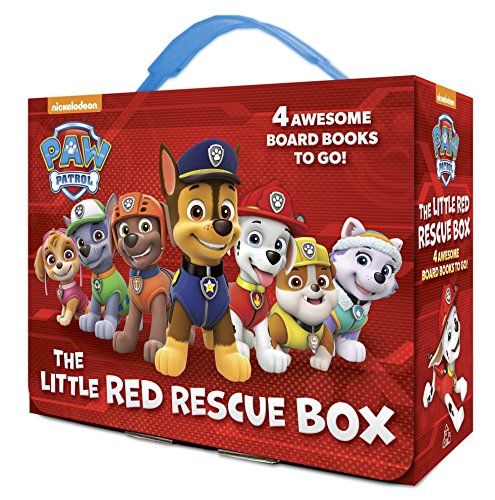 The Little Red Rescue Box (Paw Patrol): 4 Board Books -- Random House, Boxed Set