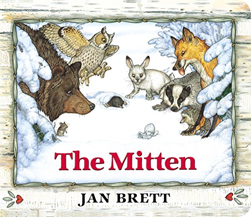 The Mitten (Oversized Lap Board Book) -- Jan Brett, Board Book