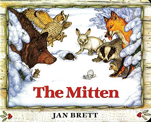The Mitten -- Jan Brett, Board Book