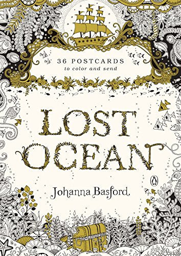Lost Ocean: 36 Postcards to Color and Send -- Johanna Basford - Novelty