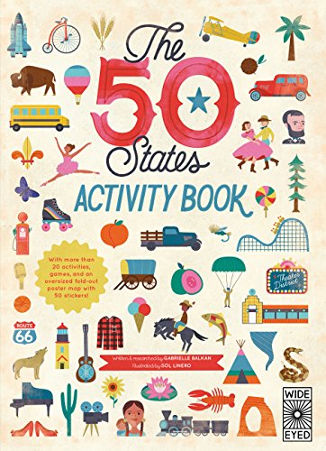 The 50 States: Activity Book: Maps of the 50 States of the Usavolume 2 by Balkan, Gabrielle