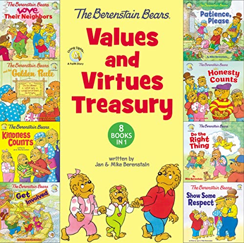 The Berenstain Bears Values and Virtues Treasury: 8 Books in 1 -- Mike Berenstain, Hardcover