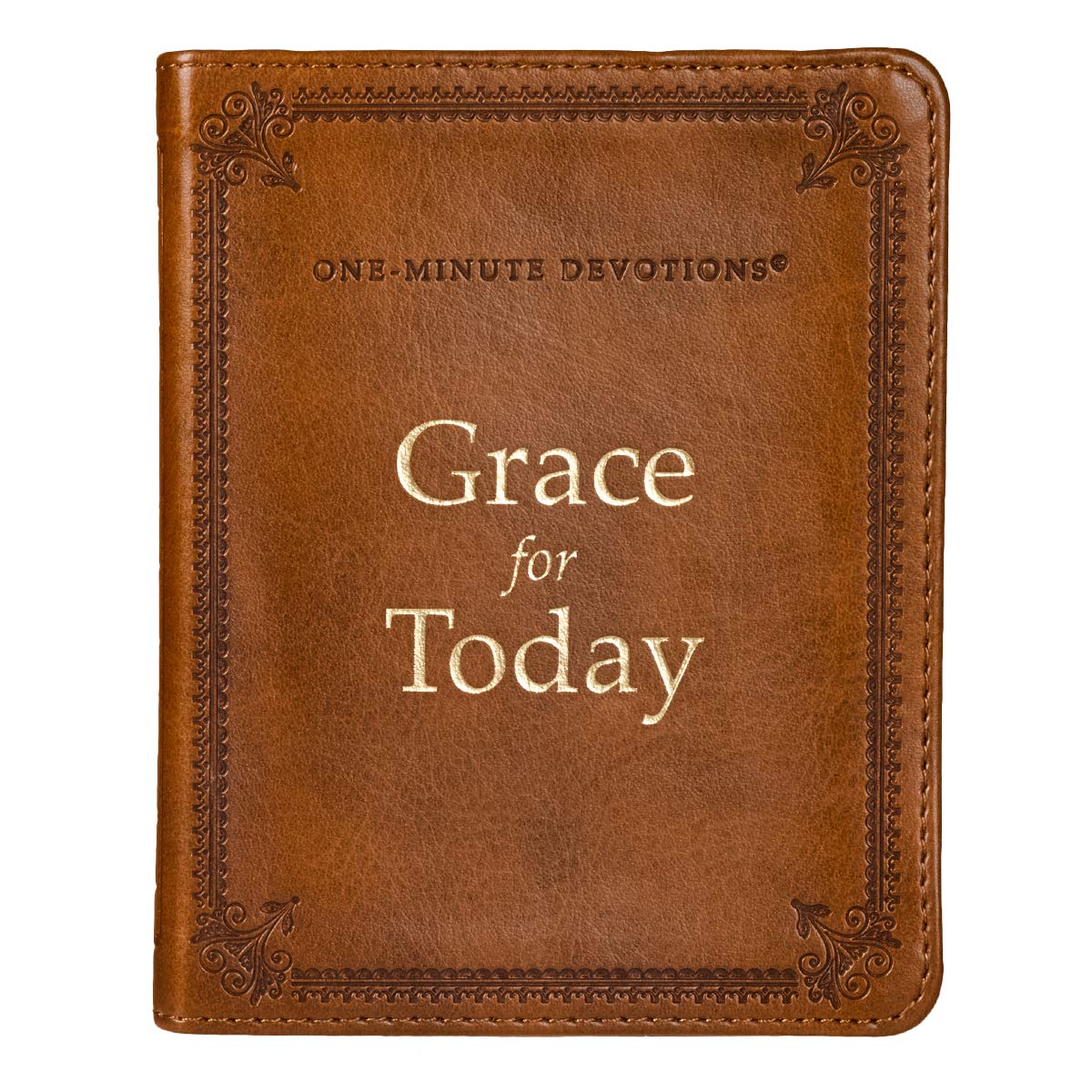 One Minute Devotions Grace for Today LuxLeather by Christian Art Gifts