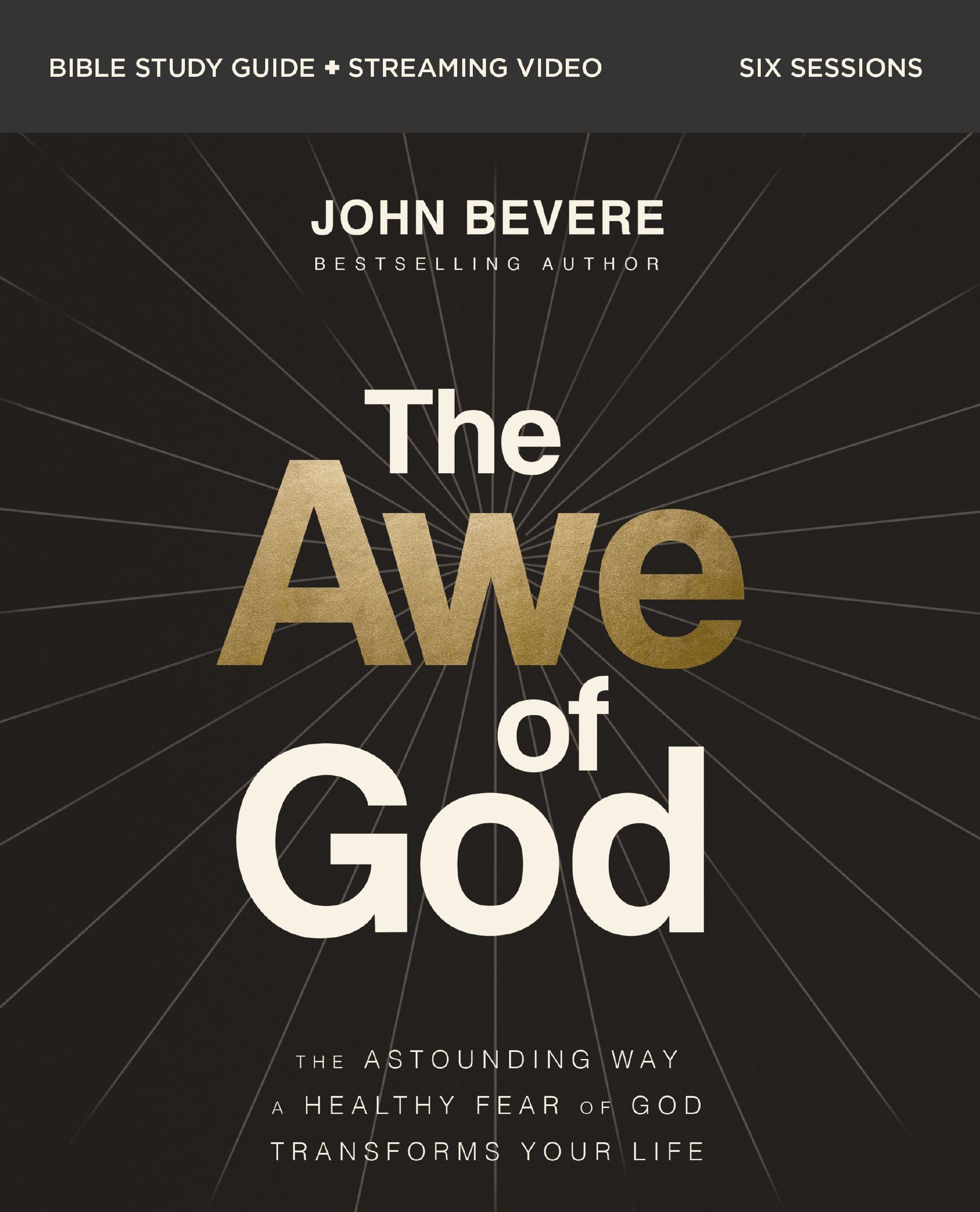 Awe of God Bible Study Guide plus Streaming Video Softcover by Bevere, John