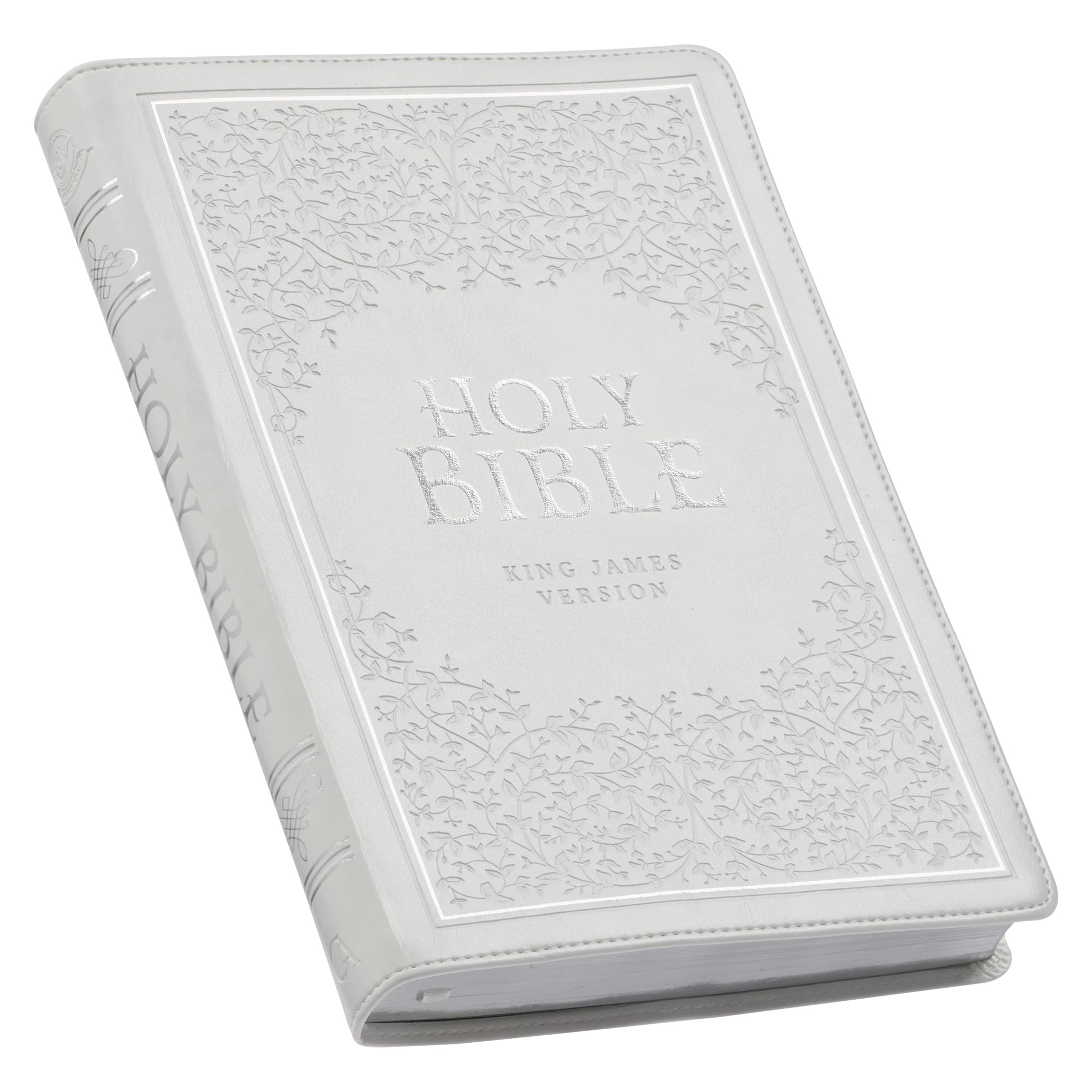 KJV Thinline White Wedding Bible by