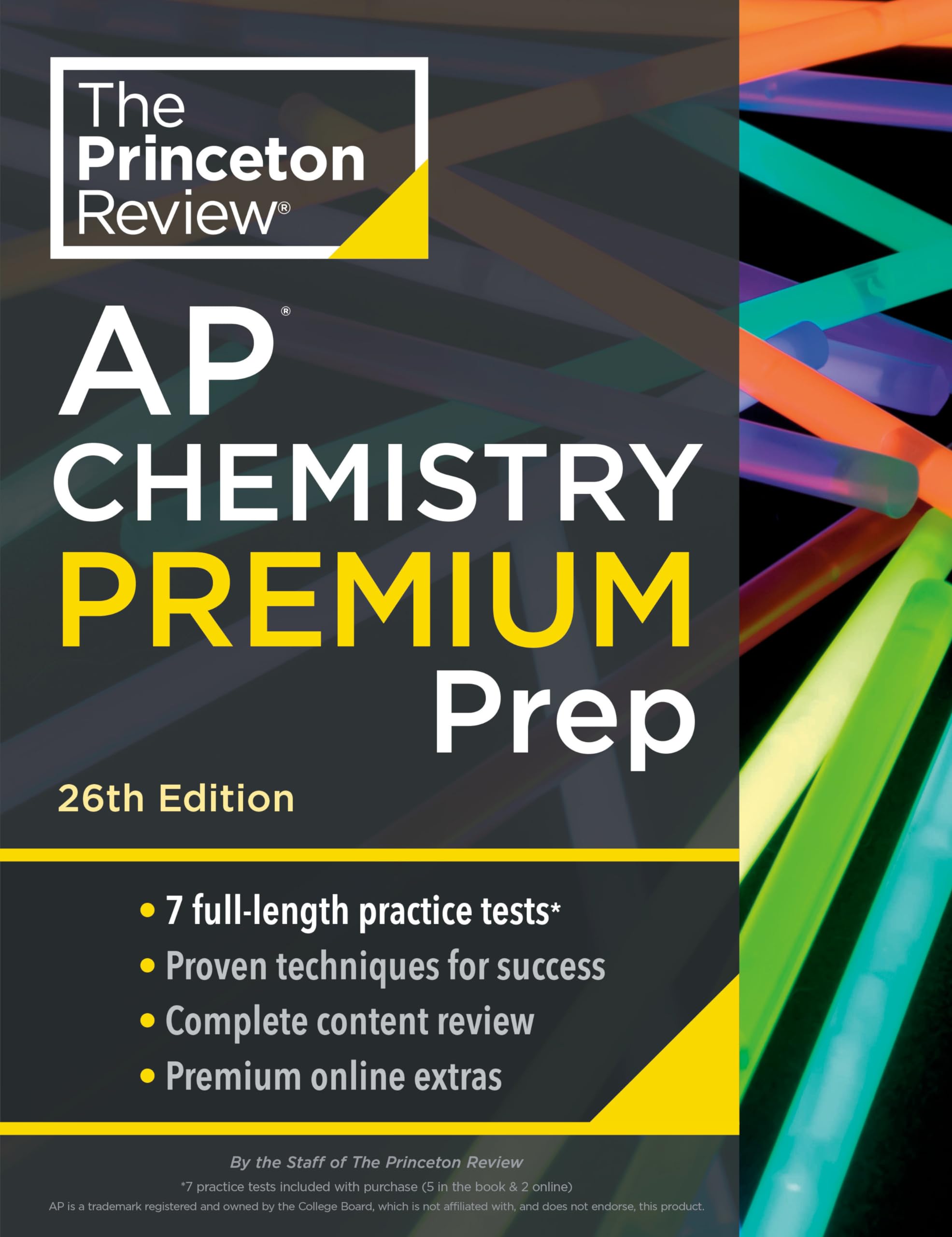 Princeton Review AP Chemistry Premium Prep, 26th Edition: 7 Practice Tests + Complete Content Review + Strategies & Techniques by The Princeton Review