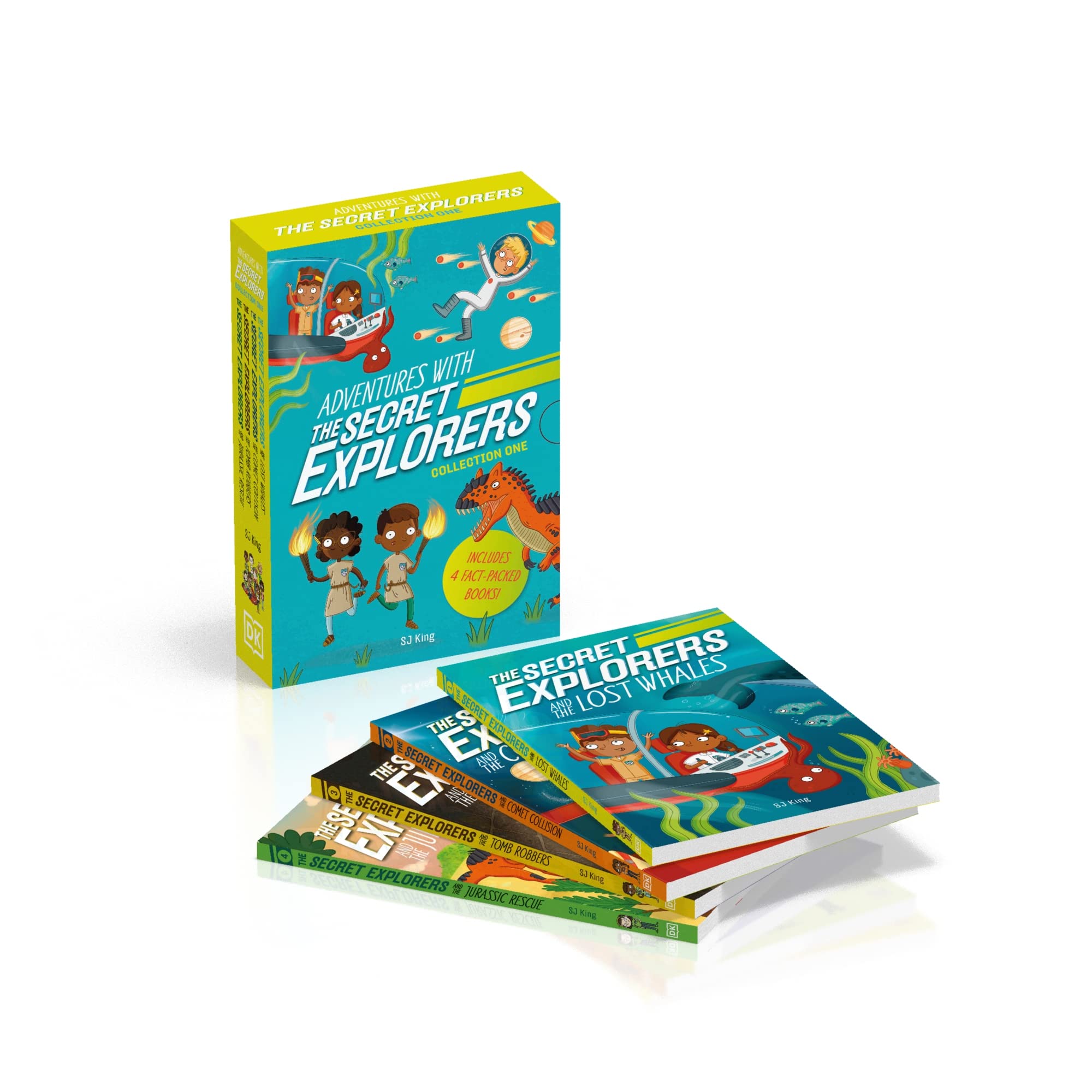 Adventures with the Secret Explorers: Collection One: Includes 4 Fact-Packed Books by King, SJ