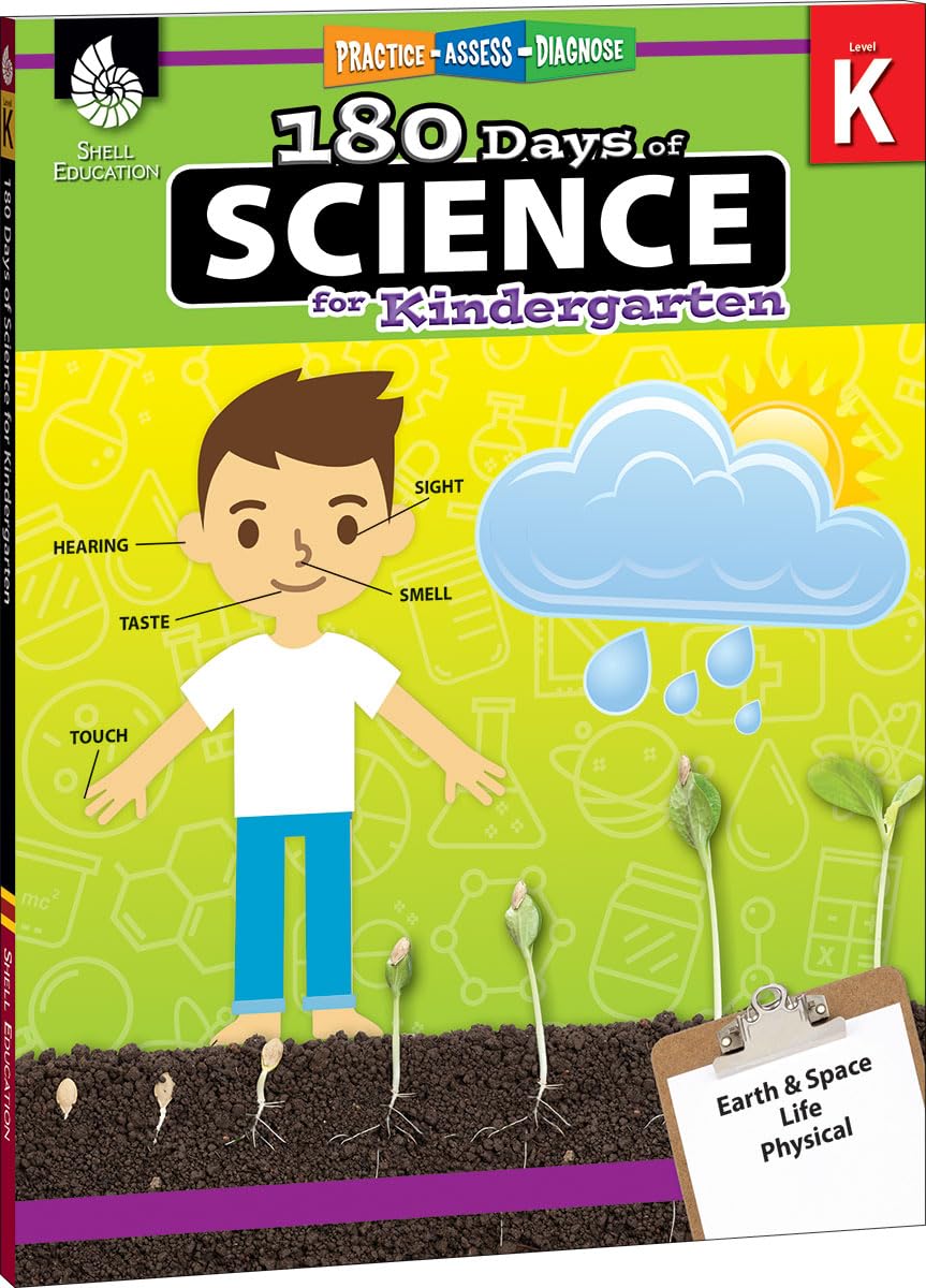 180 Days of Science for Kindergarten: Practice, Assess, Diagnose by Homayoun, Lauren