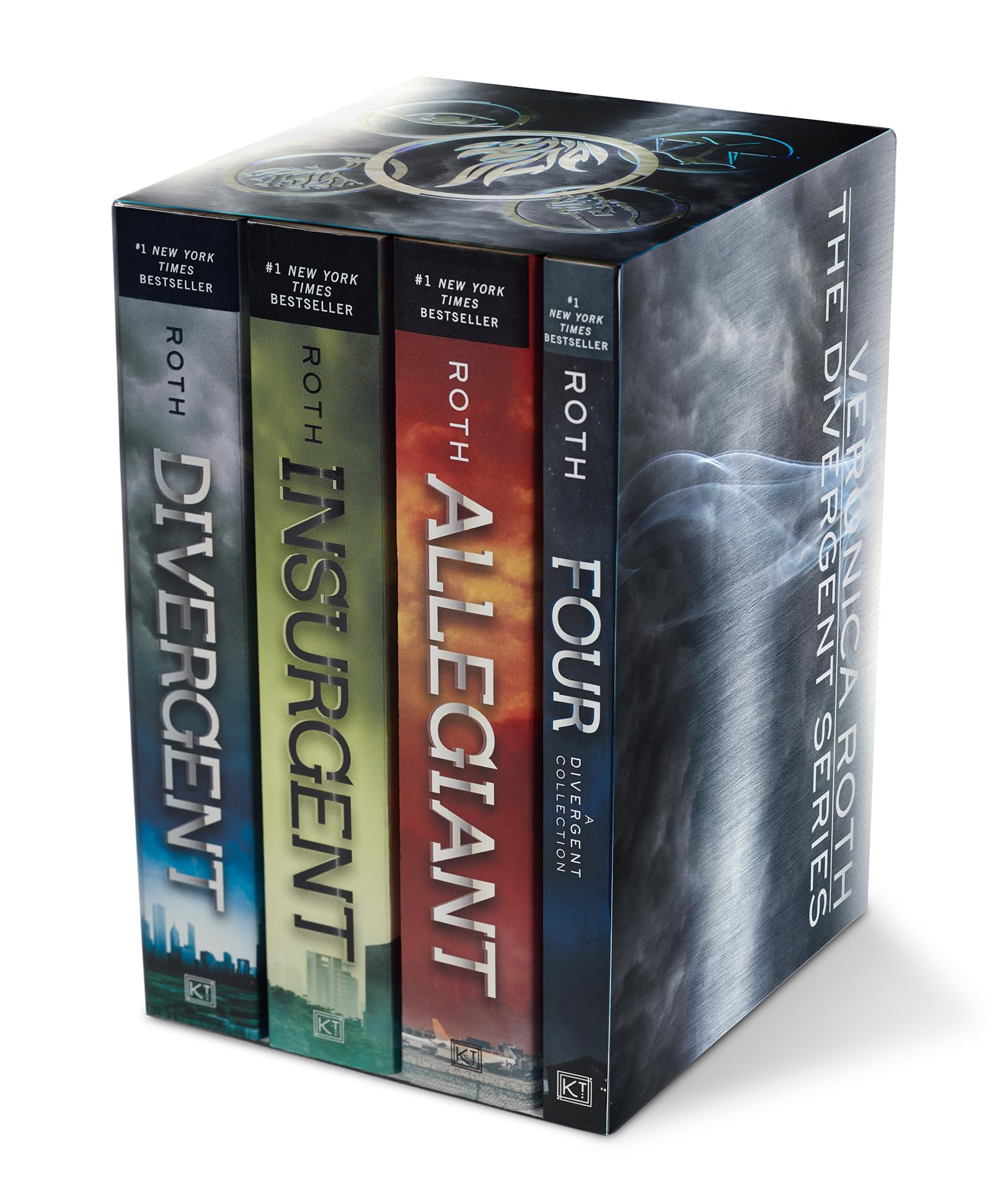 Divergent Series Set: Divergent, Insurgent, Allegiant, Four by Roth, Veronica