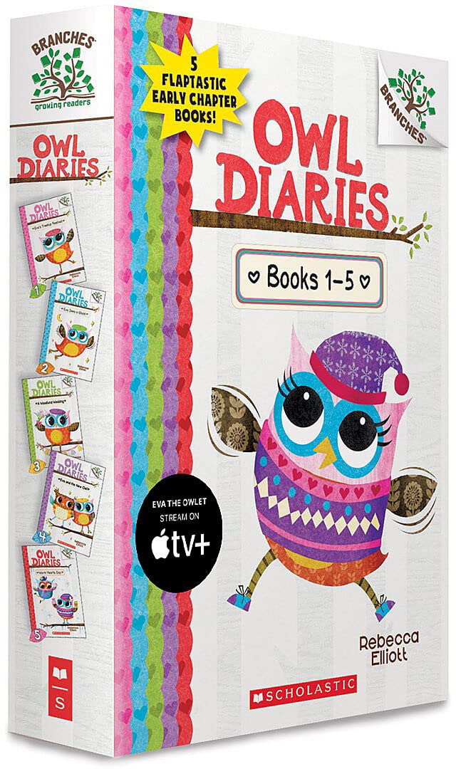 Owl Diaries, Books 1-5: A Branches Box Set by Elliott, Rebecca