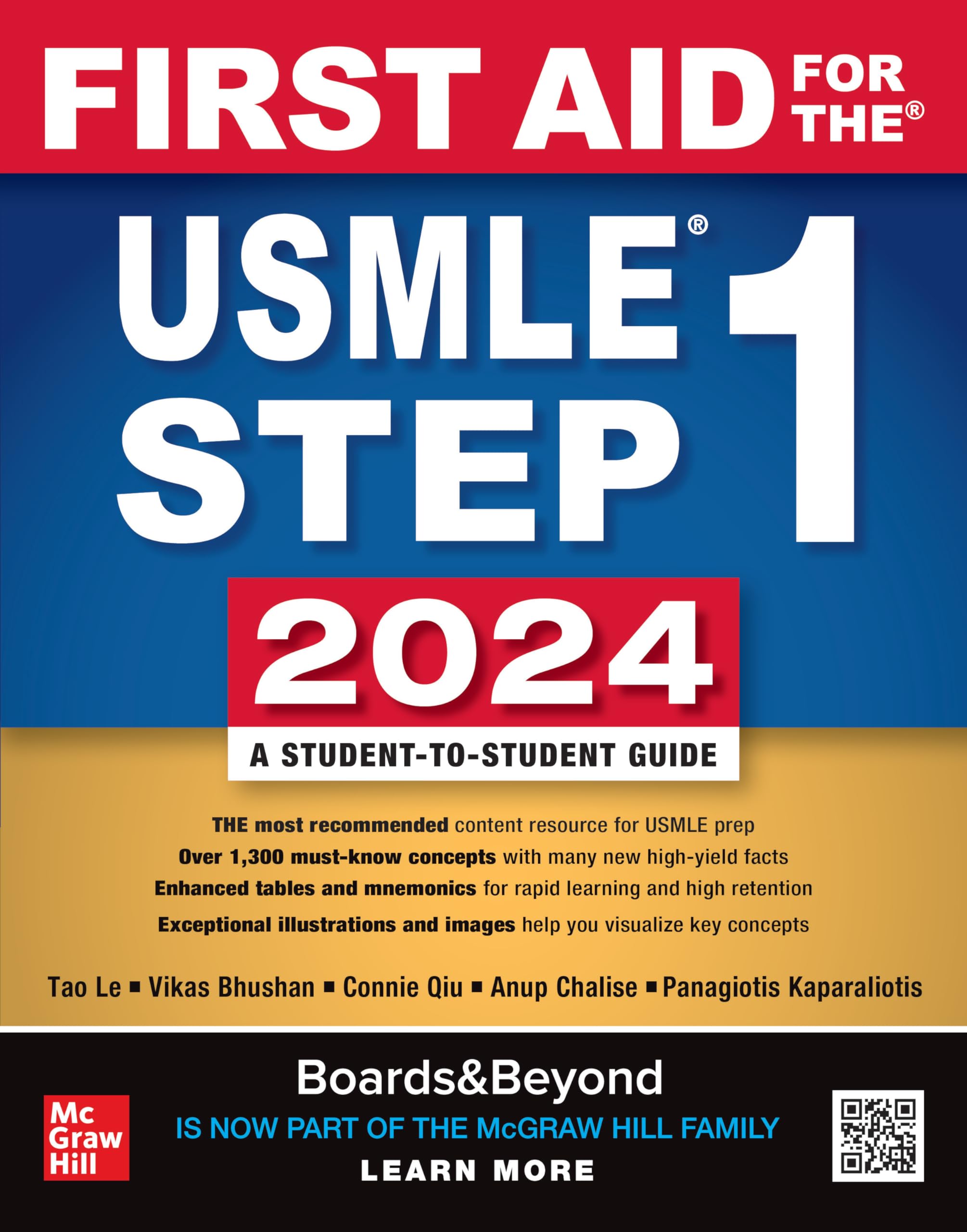 First Aid for the USMLE Step 1 2024 by Le, Tao