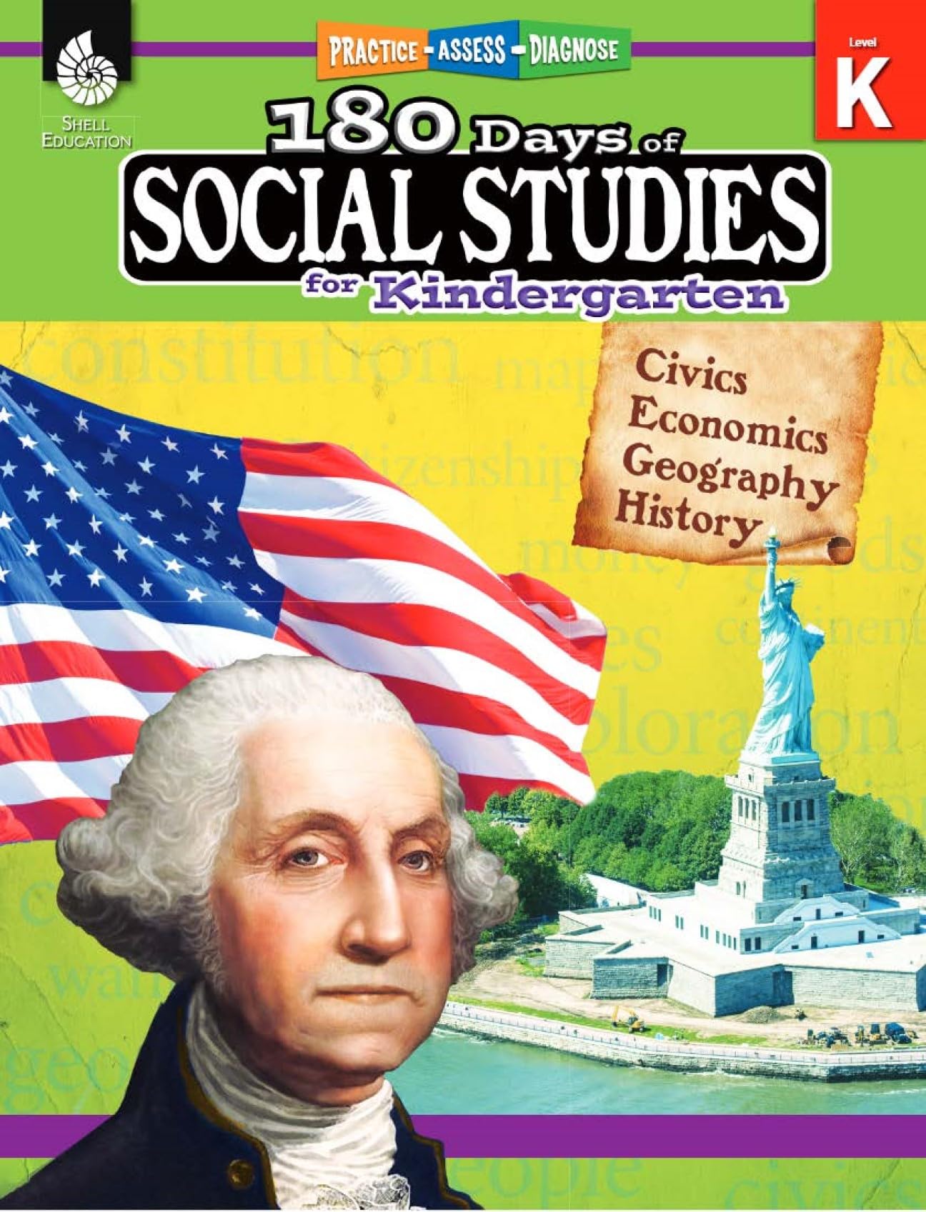 180 Days of Social Studies for Kindergarten: Practice, Assess, Diagnose by Flynn, Kathy